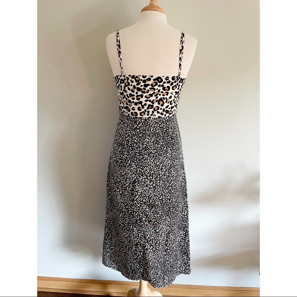Lulu’s Being Bold Leopard Print Satin Midi Slip Dress - Picture 10 of 12